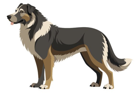 Big Dog Vector Illustration Design