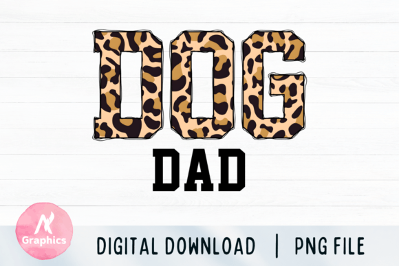 Dog Dad Sublimation PNG
