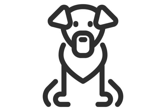 Dog Line Icon