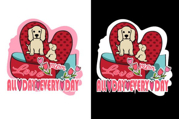 Dog Mom and Baby Mother’s Day
