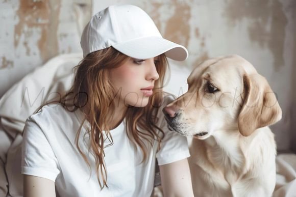 Dog Mom Caps Mockup