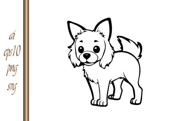 Doodle Chihuahua Dog Cartoon