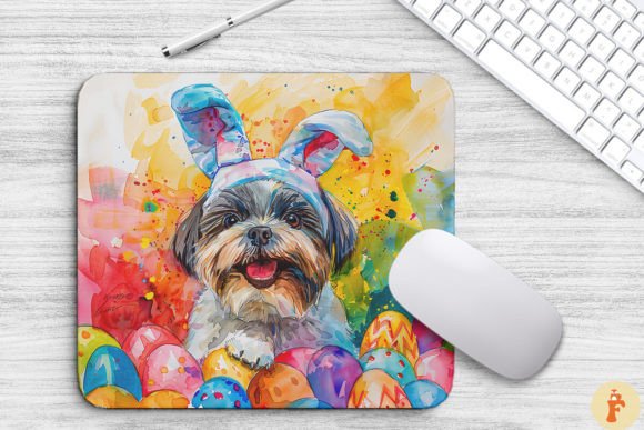 Easter Shih Tzu Dog Background