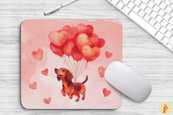 Sweet Valentine’s Dog Background