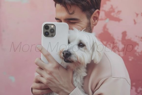 Testing the Dog Dad Phone Cases Mockup