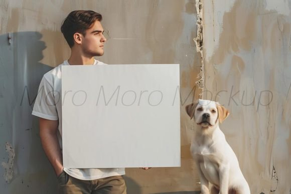 Testing the Dog Dad Posters Mockup