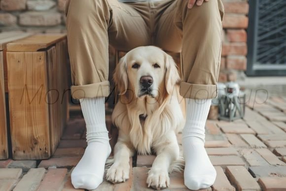 Testing the Dog Dad Socks Mockup