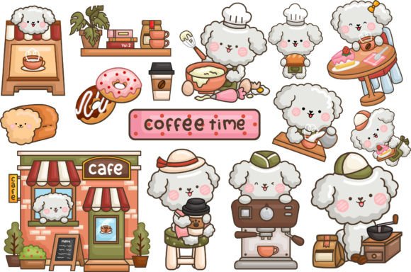 White Poodles and Coffee